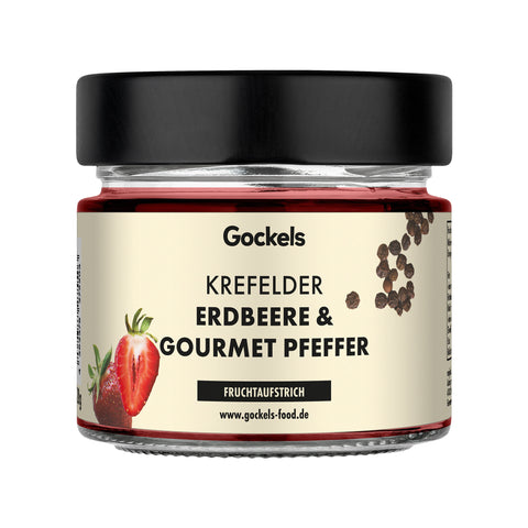 Krefelder Erdbeere & Gourmet Pfeffer Fruchtaufstrich