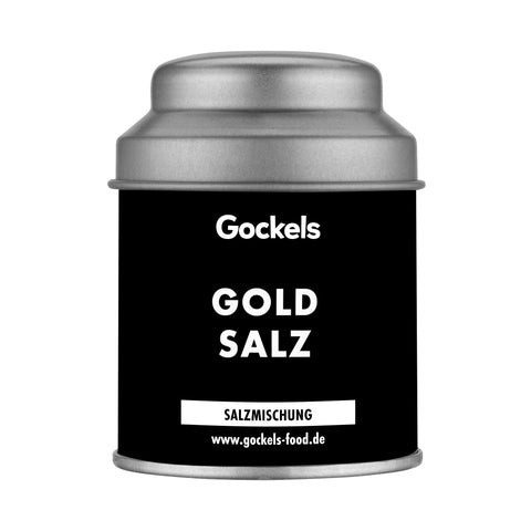 22-karat gold leaf Black Lava Salt
